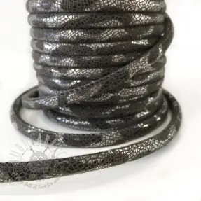 Semiš vrvica Snake silver