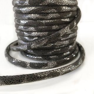 Semiš vrvica Snake silver