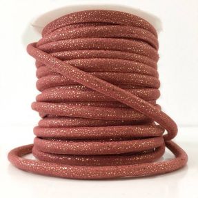 Semišasta vrvica Luxe old rose