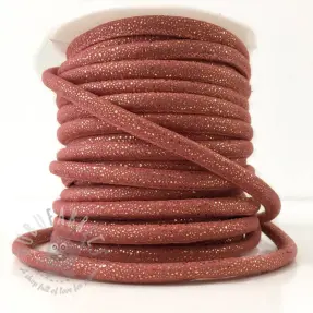 Semišasta vrvica Luxe old rose