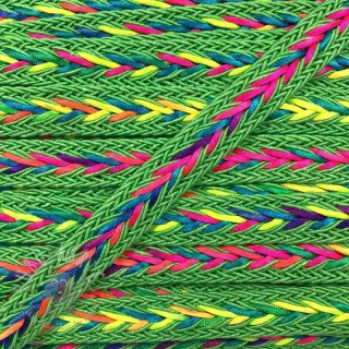 Poliestrska pletena vrvica NEON lime
