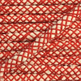 Bombažna vrvica 1 cm red