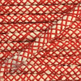 Bombažna vrvica 1 cm red