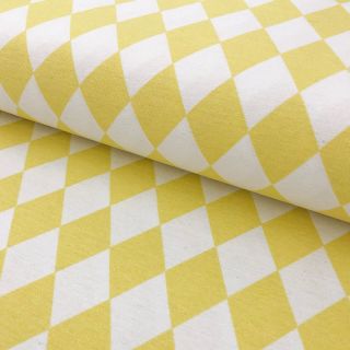 Dekorativna tkanina Diamonds pastel yellow