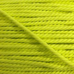 Bombažna vrvica 5 mm neon yellow
