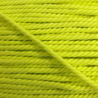 Bombažna vrvica 5 mm neon yellow