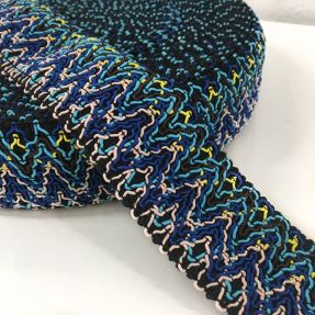 Elastika gladka 5 cm Ibiza cobalt
