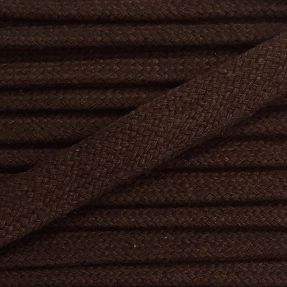 Bombažna vrvica ploska 13 mm brown