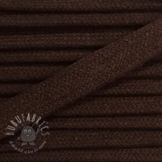 Bombažna vrvica ploska 13 mm brown