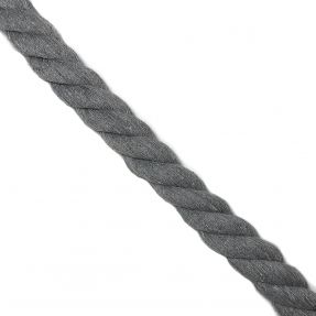 Bombažna vrvica 2,5 cm light grey