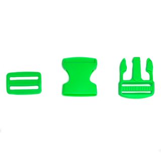 Plastična zaponka 38 mm lime