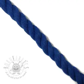 Bombažna vrvica 2,5 cm cobalt