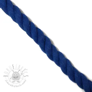Bombažna vrvica 2,5 cm cobalt