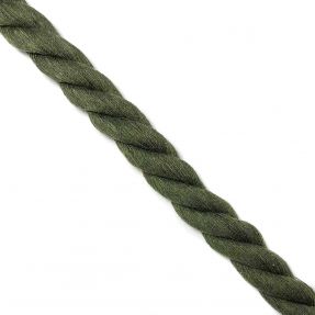 Bombažna vrvica 2,5 cm army