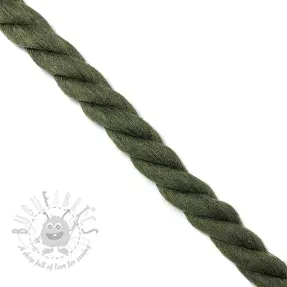 Bombažna vrvica 2,5 cm army