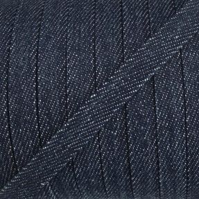 Bavlnená šnúra plochá 10 mm Denim navy