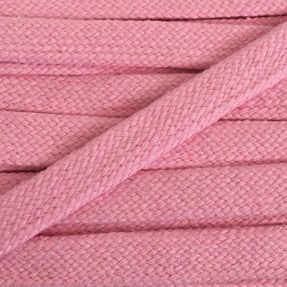 Bombažna vrvica ploska 15 mm pink