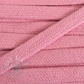 Bombažna vrvica ploska 15 mm pink