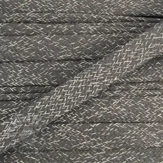 Bombažna vrvica ploska 15 mm melange grey