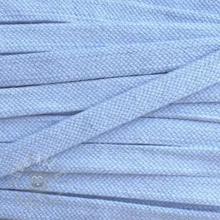 Bombažna vrvica ploska 15 mm light blue