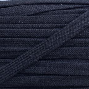 Bombažna vrvica ploska 15 mm dark blue