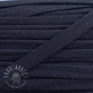 Bombažna vrvica ploska 15 mm dark blue