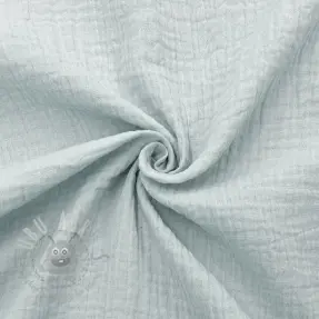 Dvojna gaza/muslin baby blue ORGANIC
