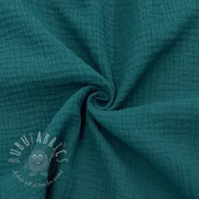 Dvojna gaza/muslin dark cyan