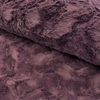 Umetno krzno aubergine