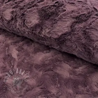 Umetno krzno aubergine
