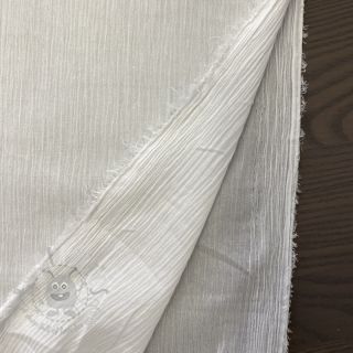 Bombažna tkanina EMBROIDERY DOBBY Square white