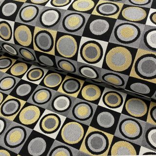 Dekorativna tkanina jacquard Round circle luxury