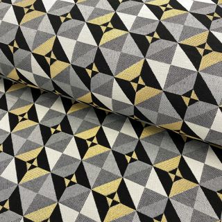 Dekorativna tkanina jacquard Diamond cube luxury