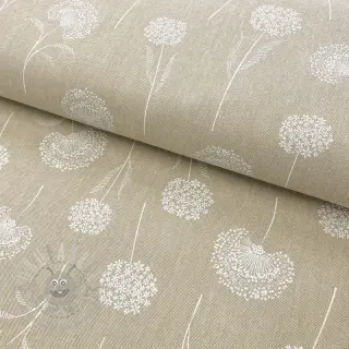 Dekorativno blago Linenlook Elegant dandelion natural