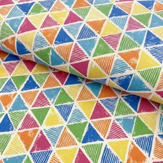 Dekorativna tkanina premium Rainbow triangle