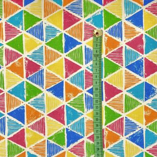 Dekorativna tkanina premium Rainbow triangle