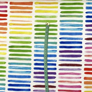 Dekorativno blago premium Colorful rainbow stripe