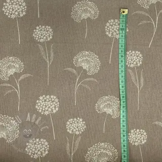 Dekorativno blago Linenlook Elegant dandelion taupe