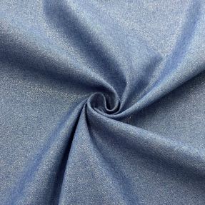 Bavlnená látka JEANS FOIL light blue
