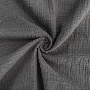 Dvostruka gaza/muslin dark grey ORGANIC