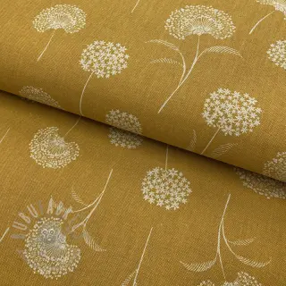 Dekorativno blago Linenlook Elegant dandelion golden yellow