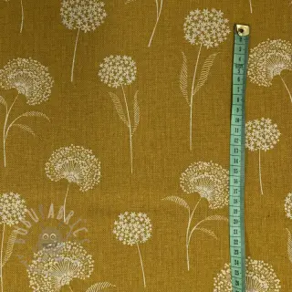 Dekorativno blago Linenlook Elegant dandelion golden yellow