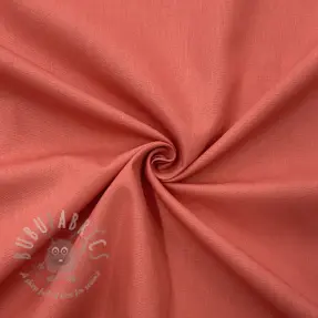Bombažna tkanina poplin dark coral