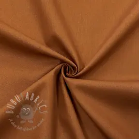 Bombažna tkanina poplin dark cognac