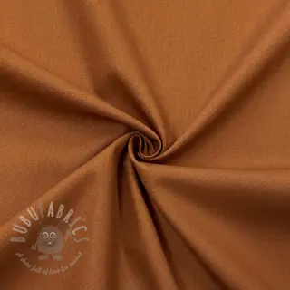 Bombažna tkanina poplin dark cognac