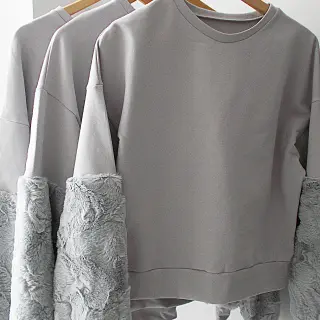 Umetno krzno light grey