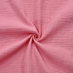 Dvojna gaza/muslin pink ORGANIC