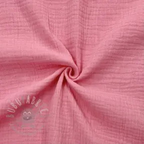 Dvojna gaza/muslin pink ORGANIC