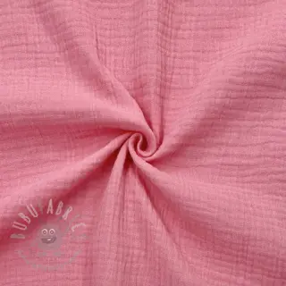 Dvojna gaza/muslin pink ORGANIC