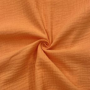 Dvojitá gázovina/mušelín orange ORGANIC
